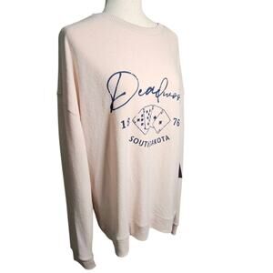 NWT XXL Vinyard Vines, Vinyard Crew Deadwood SD Fuzzy Super Soft Pink Sweatshirt